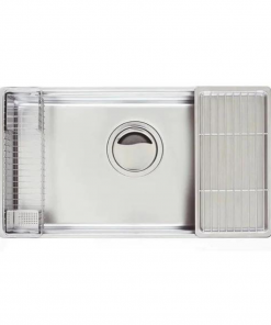 Chậu rửa bát Nhật Bản Toyoura - N760ZWDL-EB ( Tặng kèm phụ kiện chậu trị giá 3.000.000đ )