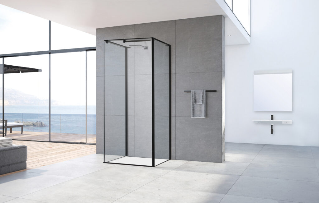 Blue Sanitary - Happy Living - Vách tắm kính cabin - mã DNU90B
